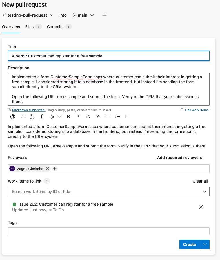 Development – Pull Requests – Klabbet